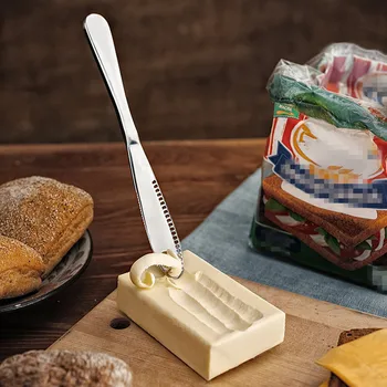 Din Oțel inoxidabil Cuțit de Unt Desert cu Branza Gem Distribuitoare de Crema de Cutite Ustensile Tacâmuri de Desert Instrumente pentru pâine Prăjită mic Dejun Instrument