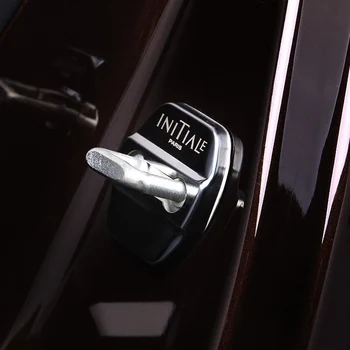 Din oțel inoxidabil, Masina de blocare a ușii catarama proteja caz acoperire pentru Renault Koleos Qm6 2016 2017 2018 interior accesorii auto-styling
