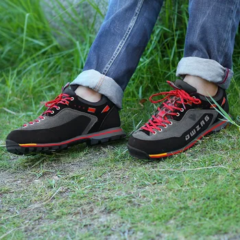 Din Piele Impermeabile Barbati Pantofi De Drumetii Alpinism Pantofi Bocanci Barbati Trekking Sport Adidas Pentru Bărbați Vânătoare Trekking