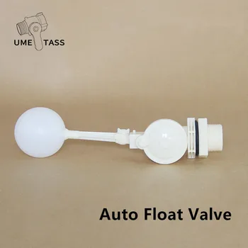 Din Plastic Alb Reglabil Auto Fill Float Ball Valve De Control A Apei Comutator Pentru Turnul De Apă Rezervor De Apă