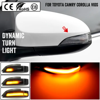 Dinamică LED Lumina de Semnalizare Secvențială Semnalizator Pentru Toyota Corolla, Camry Prius Vios CHR Yaris Venza Avalon Altis Altoi iM