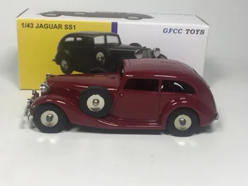 Dinky toys - GFCC JUCĂRII JAGUAR SS1 turnat sub presiune model de masina (Rosu)