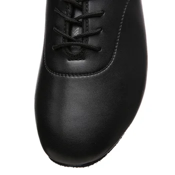 DIPLIP Brand nou latină Pantofi de Dans Modern Bărbați Ballroom Tango Copii Om pantofi de dans negru, culoare alb