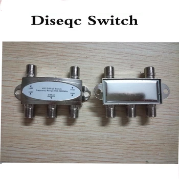 Diseqc 4x1 5pcs/lot de Înaltă Calitate 4x1 Comutator DiSEqC 2.0 comutator prin satelit, tv tuner comutator als receptor de satelit diseqc 4*1