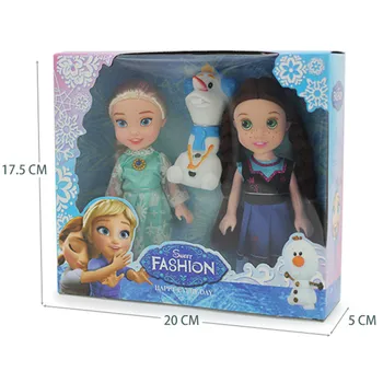 Disney 16cm Congelate Printesa Barbie Regina Printesa Elsa Anna Jucarie Papusa Anime Caracter de Acțiune Cadou Cadou de Ziua de nastere