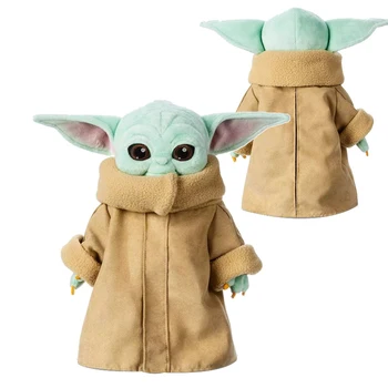 Disney 30cm Copilul Yoda Păpuși de Pluș pentru A-i Apăra Star Wars Copil Grogu figurina Papusa Jucării de Desene animate Drăguț de Pluș, Păpuși Cadouri