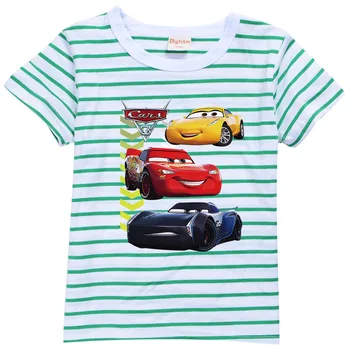 Disney baby boy haine McQueen 3D imprimate pentru copii tricou de vară de moda 95 masini băieți și fete, simplu harajuku streetwear