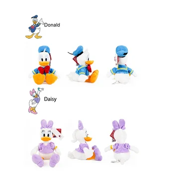 Disney Donald Duck și Daisy Pluș Jucării Fierbinte Animal Umplute Jucărie PP Bumbac Păpuși Ziua de Crăciun Cadouri de Anul Nou pentru Copii