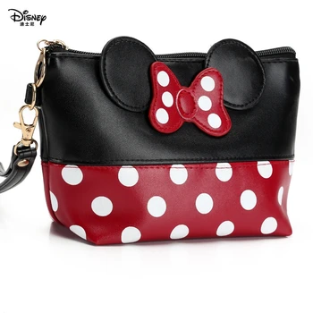 Disney Femei Mickey fata arc dot sac genți Crossbody Polka Dot Arcul de toaletă gratuite sac de călătorie minunat sac