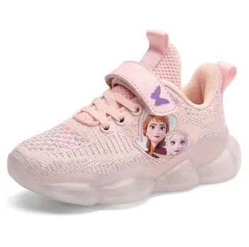 Disney Fete Adidași Noi Toamna Congelate Printesa Elsa Copii Pantofi Sport Pentru Fete Pentru Copii Băiat De Desene Animate De Copii Care Rulează În Adidași
