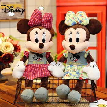 Disney Mickey&Minnie Mouse-Jucarii de Plus pentru Copii 45cm Drăguț Blugi Mickey Moi Umplute Păpuși Jucarii pentru Copii Cadouri