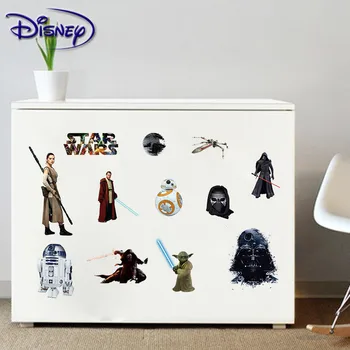 Disney personaj din Star wars pentru copii cameră dormitor autocolant detașabile din PVC autocolante