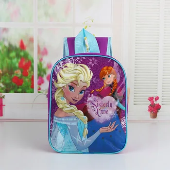 Disney Princess-Desene animate ghiozdan Copii Congelate Rucsac fată băiat student grădiniță Elsa pentru școală rucsac mic