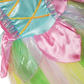 Disney Tinker Bell Costum cu Aripi pentru Fete Magic Zână Printesa Rochie de Copii Petrecere de Ziua de Lux Uzura Casual de Vara Rochii
