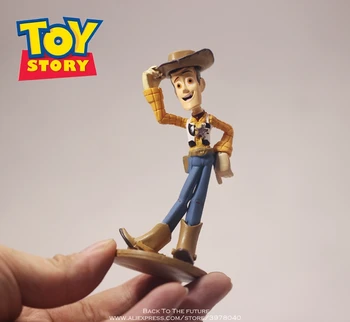 Disney Toy Story 4 Woody, Buzz Lightyear Jessie 4-9cm 10buc/set figurina Anime Colecție de Figurine model de Jucărie pentru copii