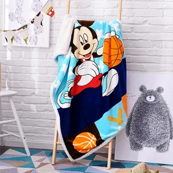 Disney Winnie, Mickey Minnie Mouse Pături de Iarnă Aruncă Sherpa Suport pe Pat/pat de copil/Canapea 100x140cm Copii Fete Baieti Copii Cadou