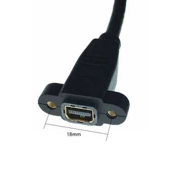 DisplayPort, Mini DisplayPort Femeie la Femeie Thunderbolt Extender DP, Mini DP sex Feminin, Cablu de Extensie 30cm 2K*4K@60Hz