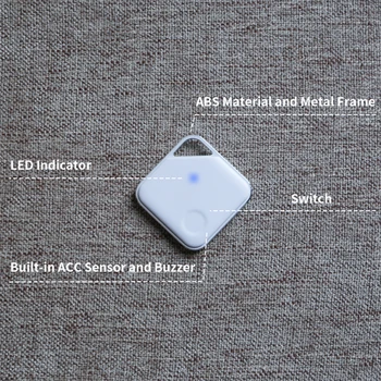 Dispozitiv Inteligent De Localizare Bluetooth Breloc De Alarmă Anti-Pierdut Tracker Key Finder Cu Aplicația De Înregistrare Tag Pentru Copil Geanta Portofel