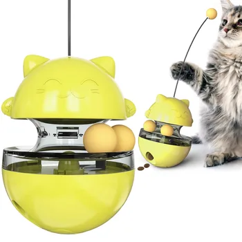 Distracție Pahar Animale De Companie Slow Food Jucării De Divertisment Atrage Atenția Pisica Reglabil Gustare Gura Jucării Pentru Animale De Companie