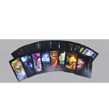 Divin Cărți de Tarot Divinație de Cărți de Joc Versiunea Chineză Pentru Familie/Prieteni 12*7cm Carduri