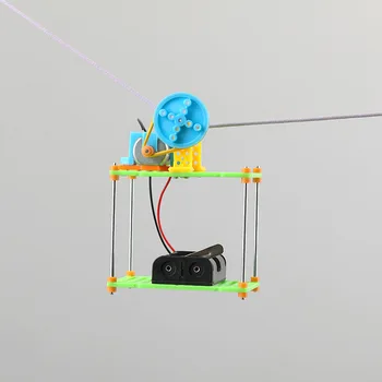 DIY Aburi Învățământ, Știință și Tehnologie Creative Utilaje Cablu, Mașină de Invenție Manual Material Sac de Jucării