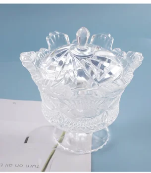 DIY Cristal Rășină Epoxidică Mucegai Coroana de Cristal Cutie de Depozitare Mucegai Decor de Masă o Cutie-Cadou Oglinda Mucegai Silicon Pentru Rasina