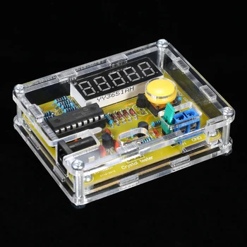 DIY frecvențmetru Digital Tester de Cristal Counter Contor de Oscilator Tester cu Transparent Caz 1Hz~50MHz hertz