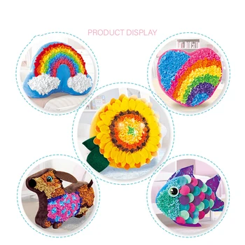 DIY kawaii pernă de Pluș meserii pentru copii jucarii pentru copii Puzzle grădiniță Material meserii pentru copii jucării pentru fete jucării pentru copii 53