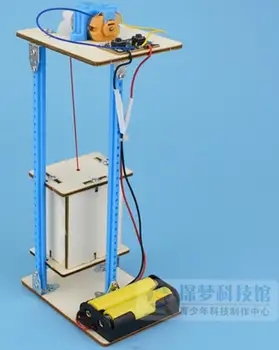 DIY lift lift fizică model experimental pentru conversia energiei electrice în energie cinetică copii cadou de cumpărături gratuit