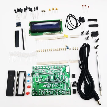 DIY Radio Kit Electronice 51 Single-Chip FM Digital Sound Machine, Indicator de Nivel Pot Fi Controlate Separat