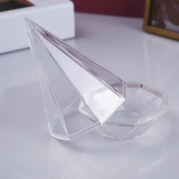 DIY Rășină Mucegai Diamant Cutie de Depozitare Inel Colier Cutie de Depozitare Gol Diamant Silicon UV Rășină Epoxidică Mucegai
