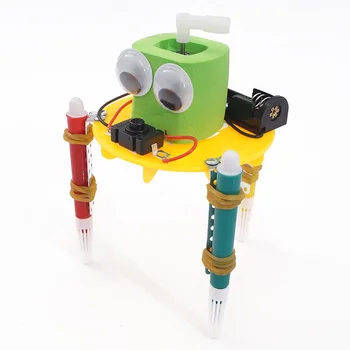 DIY STEM Jucarii pentru Copii Fizică Experiment Științific Creativitate Învățare Jucărie de Învățământ Kit Graffiti Robot Cadou de Ziua de nastere