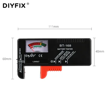 DIYFIX BT-168 Tester Baterie de 9V 1,5 V Celule Buton AAA, AA, C, D-Universal Capacitate Baterie Tester Checker Instrument de Diagnosticare