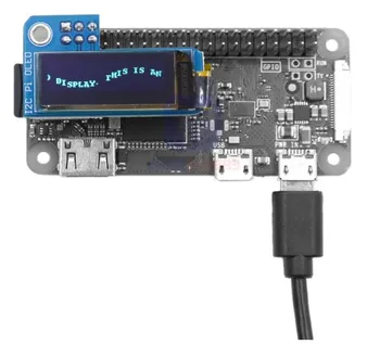 Diymore 0.91 Inch I2C Pi OLED Display LCD Module 128x32 SSD1306 Driver pentru Raspberry Pi 1, B+, Pi 2 Pi 3 și Pi Zero