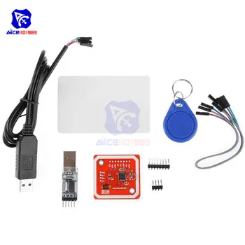 Diymore PL2303HX Download Cablu PL2303 USB to TTL Modul PN532 NFC, RFID Utilizator Kit de Criptare Completă Copie Cititor de Scriitor Modul de Card IC