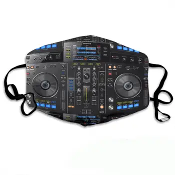 DJ Audio Controller Masca de Fata DJ disco 3D Imprimate Reutilizabile Windproof Praf Măști Unisex Adult / copil cu măști KZ-010