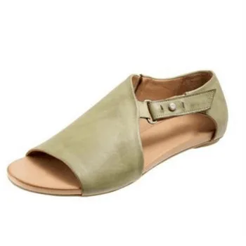 DL CO Femei Sandale Flats Noua Moda de Vara Pantofi Pene Femeie Diapozitive Doamna Plus Dimensiune