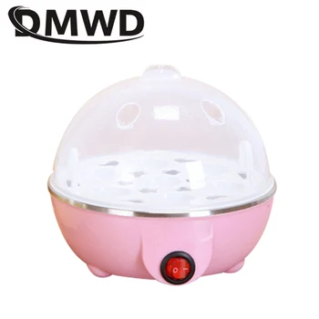 DMWD electric, aragaz ou boiler de încălzire rapidă din oțel inoxidabil vapor pan instrumente de gătit ustensile de bucătărie portabil 7 ouă capacitatea UE
