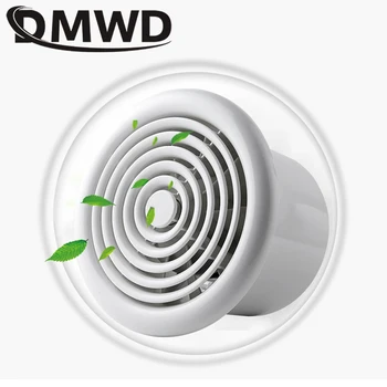 DMWD Ventilator de Evacuare Bucătărie Toaletă Ventilator 4 Inch Fereastra Jaluzele Ventilator de Evacuare a Aerului de Ventilație Proiectul de Suflantă Țeavă de Metal Exhaustor UE