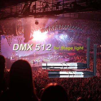 DMX512 Receptor fără Fir LED Efect de Scena Controler de Iluminat 2.4 G Poate Controla 300m cu Plug-in 3 ani de Garanție DMX Receptoare