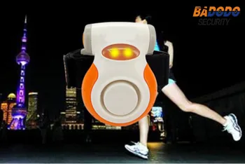 Doberman-ul Ultra-slim Jogger Alarma SE-0307 auto-apărare Personal cu lumină intermitentă pentru sporturi în aer liber, jogging, alergare de alarmă