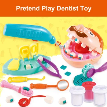 Doctor Jucarii Pentru Copii Pretinde Juca Jucării Dentist Verifica Dintii Modelul Stabilit Medicale Copii Kit Joc De Rol Lut De Învățământ Dinte Mucegai