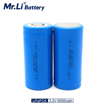 Domnul Li 32700 Lifepo4 3.2 V 6000mah Reîncărcabilă de Mare Capacitate de Mare Putere Ciclu Lung de Viață a Bateriei Mobil Pentru EV UP Mirat Putere