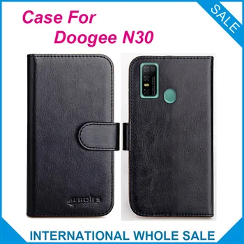Doogee N30 Caz 6 Culori Flip Sloturi Portofel Din Piele De Cazuri Pentru Doogee N30 Acoperi Sloturi Telefon Sac De Card De Credit
