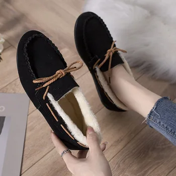 DORATASIA Ins Vânzare Fierbinte Femei Solide Alunecare Pe Rotund Deget de la picior Glezna Pantofi Balerini Casual Moda Design de Iarnă Cizme pentru femei Cizme pentru Femei