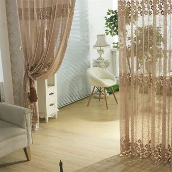 Dormitor Dantela Tul Jacard Opace Perdea De Living Decoratiuni Tavan Maro De Lux, Elegant, Țesături De Moda Pur Perdele