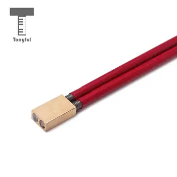 Două Mod de Roșu Oțel Chitara Bass Truss Rod cu Cap de Alamă pentru Mandolina, Ukulele Părți 310mm