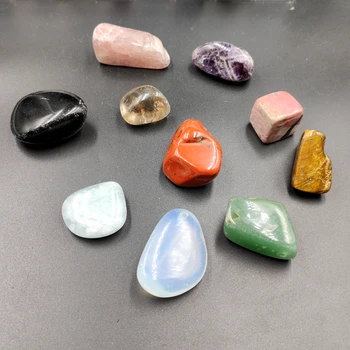 Douăzeci și patru tipuri Naturale de pietris de cristal și aspră piatră de Cuarț de Stâncă Minerale-specimen de Vindecare Reiki Colecție de piatră prețioasă