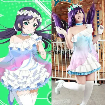 Dragoste Imagini De Scoala Idol Proiect Visele Poarta Nozomi Tojo Șifon Rochie Tee Uniformă Costum Cosplay Anime Costume
