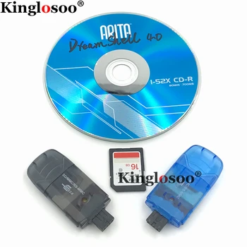 Dreamshell sistem Sega Dreamcast card SD adapter, adaptor DC cititor w/ 16G SD jocuri sprijin de 200 de hard disk joc